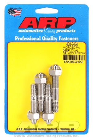 ARP Moroso 64927 dual rtrn spr no spacer plate SS carb stud
