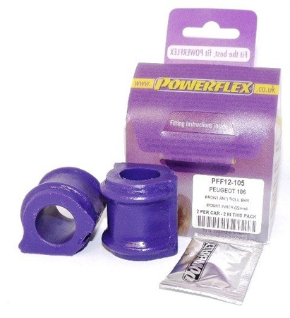 Poliuretán persely Powerflex Peugeot 106 & 106 GTi/Rallye -  PFF12-105 Nem. a diagramon: 3