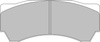 Klock hamulcowe Ferodo Racing DS1.11 przednie FRP3081W MITSUBISHI Lancer
