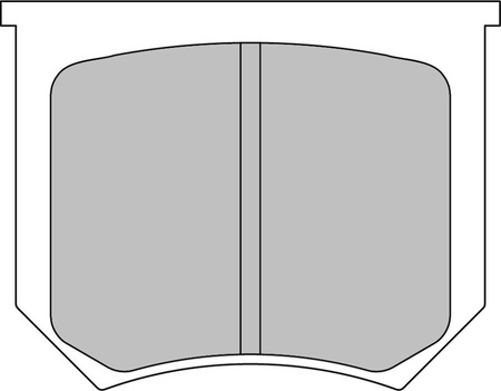Ferodo Racing DS3000 priekinės stabdžių kaladėlės FRP5002R LOTUS 23,