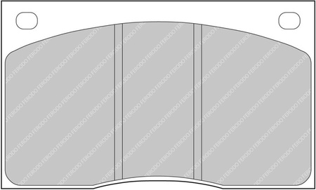 Ferodo Racing DS2500 brake pad front FCP817H ASTON MARTIN DB7 LAGONDA I I Estate Virage JAGUAR Daimler Double Six Sovereign Vanden Plas XJ Coupe XJ12 XJ6 XJR XJR-S XJS XJSC Convertible X27 RENAULT Master Master