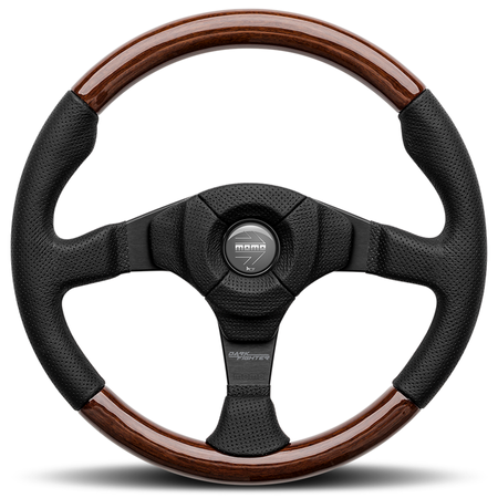 MOMO Dark Fighter Wood steering wheel
