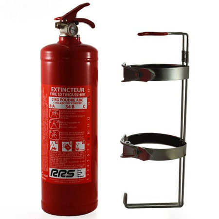 RRS hand-held fire extinguisher, steel, 2kg