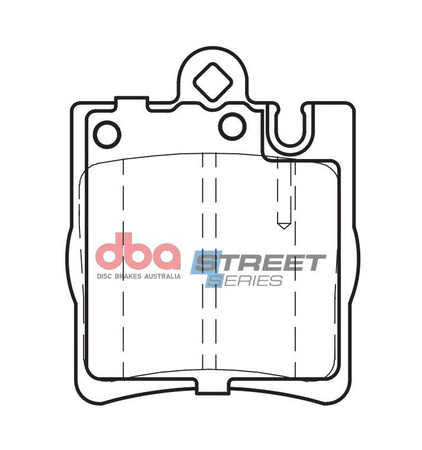 Brake Pads Street Series Ceramic rear - DB1457SS MERCEDES-BENZ C-Class W203 C200 K C230 C240 4Matic C270 TD C280 C320 C350 Coupe CL203 CLC-Coupe CLC203 CLC200K CLC230 CLC350 CLK C209 CLK200K CLK240 CLK270 D CLK280 CLK320 CLK350 E-Class T210 E60 AMG W210