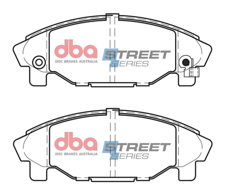 Klocki hamulcowe przednie DBA Brake Pads Street Series Ceramic - DB1271SS