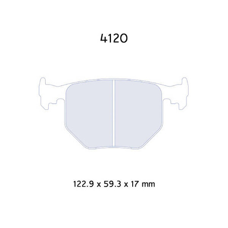 Carbone Lorraine RC5 brake pads - BMW Z4 M E85/E86 (06-08)