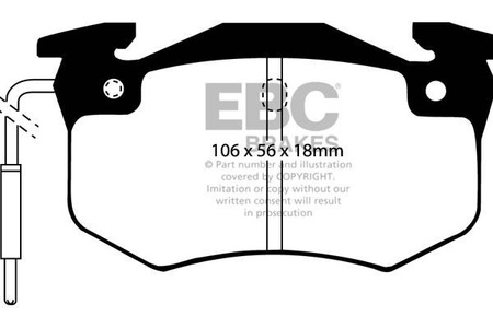 DP458 - Zestaw klocków hamulcowych seria ULTIMAX2 EBC Brakes