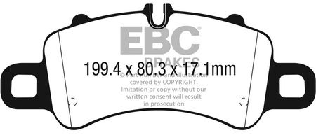 DP32307C - Stabdžių trinkelių rinkinys REDSTUFF serija EBC Brakes