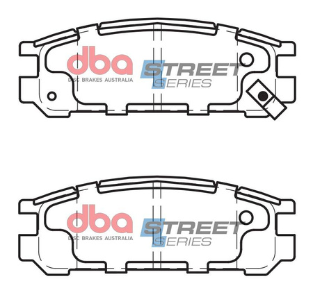 Klocki hamulcowe tylne DBA Brake Pads Street Series Ceramic - DB1186SS SUBARU Impreza Sport Legacy BC5 BC7 BD5 BD7 BD9 BF5 BF7 BG5 BG7 BG9 - Not UK Outback SVX
