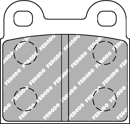 Ferodo Racing DS3000 galinės stabdžių kaladėlės FCP3R ALFA ROMEO 1750 2000 75 90 Alfetta Giulia Giulietta GT GTV BMW 5 E12 6 E24 DODGE Light Van 2600 GT/3000 OPEL Kadett B Olympia PORSCHE 1600 356 904 911 912 914 SAAB 900 99 99 Combi Coupe TALBOT 1000