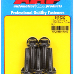 ARP "5/16""-18 x 1.250 12pt black oxide bolts" (5pcs)