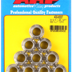 ARP M12 X 1.25 (M14 wr) SS 12pt nut kit
