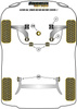 Tuleja stabilizatora przód 23.2mm  Powerflex Black Series Seat Leon Models & Leon Mk4 KL Incl. Cupra (2020 on)\Leon KL Rear Beam PFF85-803-23.2BLK