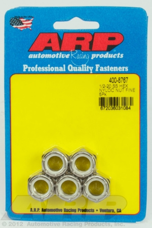 ARP "7/16""-20 SS fine hex nut kit" (5pcs)