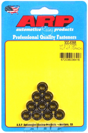 ARP M 7 X 1.00 12pt nut kit (10pcs)