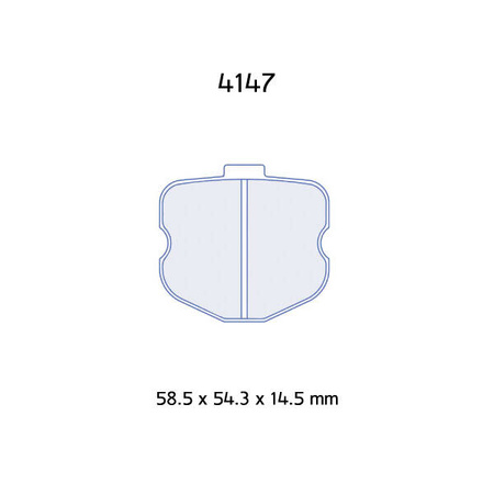 Carbone Lorraine RC8 brake pads - Chevrolet Corvette C6 Z06 (04-10)