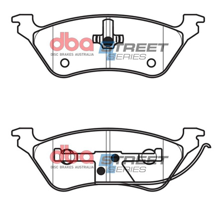 Hintere DBA-Bremsbeläge Street Series Keramik – DB1853SS