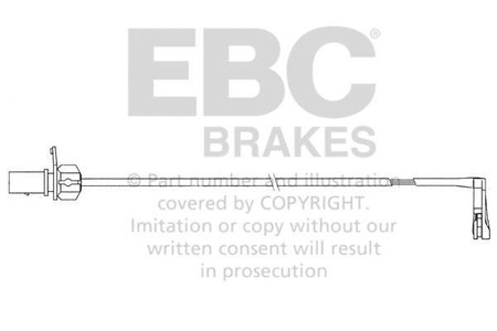 EFA156 - Stabdžių kaladėlių susidėvėjimo jutiklis EBC Brakes