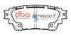 DBA Brake Pads Utcai sorozat hátsó fékbetétek Kerámia - DB15049SS