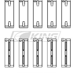 King pagrindinio guolio apvalkalas SUZUKI M16A - MB5727XP STDX