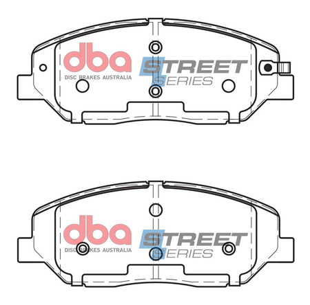 Klocki hamulcowe przednie DBA Brake Pads Street Series Ceramic - DB2034SS HYUNDAI Grand Sante Fe Santa KIA Sorento SSANGYONG Rexton Y400 CSE Van