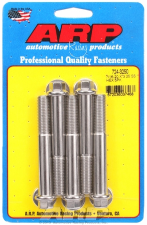 ARP "7/16""-20 x 3.250 hex SS bolts" (5pcs)