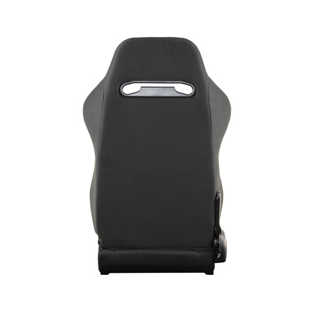 Car Seat bucket RRS black - adjustable, with guides