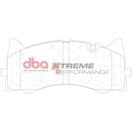 DBA fékbetétek Xtreme Performance első fékbetétek - DB15035XP MERCEDES-BENZ AMG GT 4 Door Coupe 43 4Matic 53 S C-Class W205 C63 Cabriolet A205 C205 Estate S205