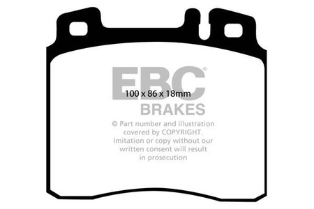 DP3963C - Ein Satz Bremsbeläge serie REDSTUFF EBC Brakes