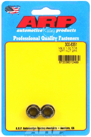 ARP M9 x 1.00 12pt nut kit (2pcs)
