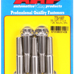 ARP M10 x 1.25 x 50 12pt SS bolts (5pcs)