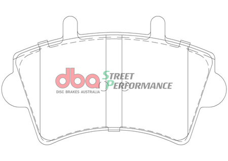Brake Pads Street Performance front - DB1963SP NISSAN Interstar OPEL Movano RENAULT Master VAUXHALL