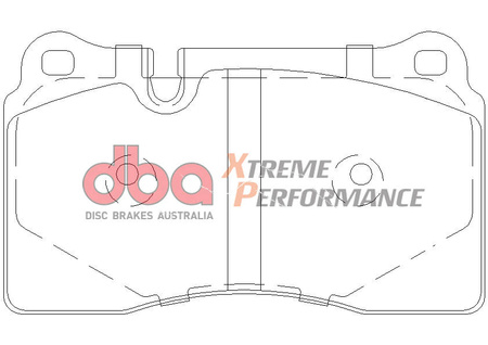 DBA fékbetétek Xtreme Performance első fékbetétek ECE R90 certified Hawk HB632x.586 - DB2228XP AC MK VI ASTON MARTIN DB9 Vantage BMW ALPINA B10 E39 FERRARI 612 RENAULT Megane Coupe Mk3 RS Trophy VOLKSWAGEN Touareg 1st Gen 2nd CHEVROLET Camaro 5th