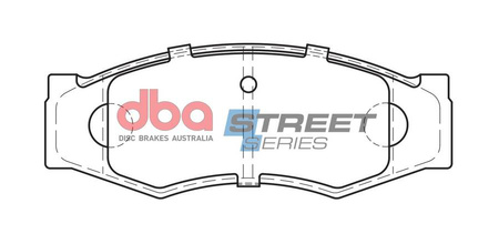 Vordere DBA-Bremsbeläge Street Series Keramik – DB340SS