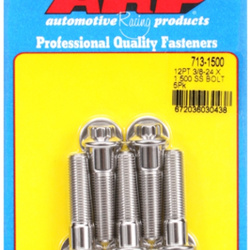 ARP "3/8""-24 x 1.500 12pt SS bolts" (5pcs)