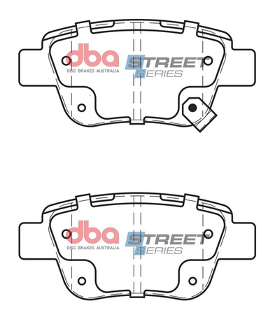 DBA Brake Pads Utcai sorozat hátsó fékbetétek Kerámia - DB1914SS TOYOTA Alphard Avensis AZT250 AZT251 CDT250 ZZT251 Corolla Verso Estima Lucida Previa Vellfire