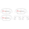 Brake Pads Xtreme Performance Hawk HB909x.660 front - DB15017XP HOLDEN Aust NZ OPEL Insignia Country Tourer Grand Sport VAUXHALL