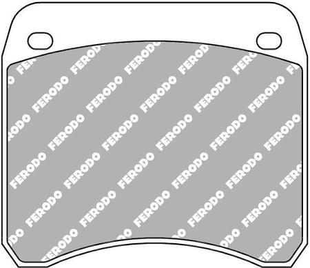 Klock hamulcowe Ferodo Racing FER4003 tylne FCP342C RENAULT Clio II ROVER Mini