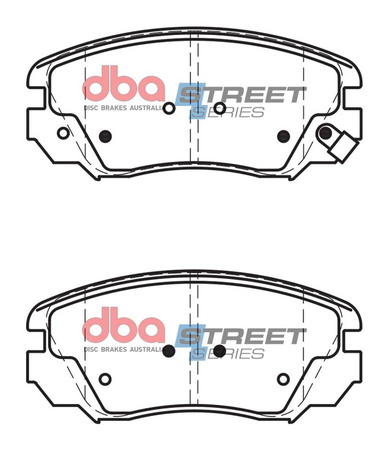 DBA Brake Pads Utcai sorozat hátsó fékbetétek Kerámia - DB2265SS