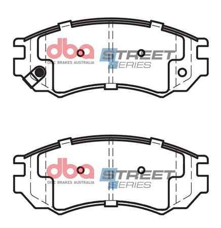 Brake Pads Street Series Ceramic front - DB1281SS NISSAN Aust NZ S.Africa Sentra Sabre 100NX Almera Primera P10 Pulsar Sunny N14