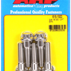 ARP "3/8""-16 x 1.500 12pt 7/16 wrenching SS bolts" (5pcs)