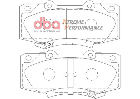 Vordere DBA-Bremsbeläge Xtreme Performance (Hawk HB703x.665) – DB2221XP