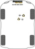 Wkładka górnego mocowania silnika Powerflex Black Series Mercedes-Benz CLA Class W117 & W156 (2012-2016) PFF40-120BLK