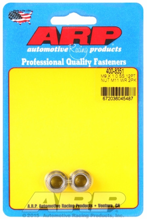 ARP M9 X 1.00 (M11 wr) SS 12pt nut kit