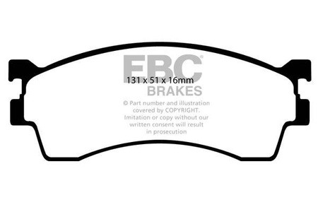 DP1409 - Ein Satz Bremsbeläge serie ULTIMAX2 EBC Brakes