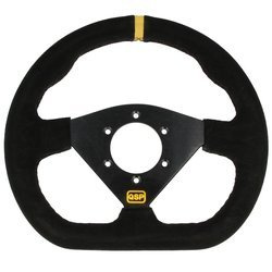 QSP 3-Speichen-Lenker aus Wildleder, 285 mm flach