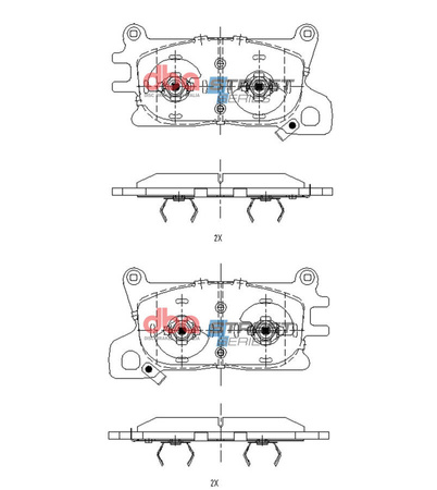 Klocki hamulcowe przednie DBA Brake Pads Street Series - DB15141SS
