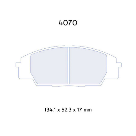 Carbone Lorraine RC6E brake pads - Honda Civic SI (06-10)