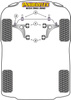 Front Arm Front Bush Powerflex Polyurethane Bush Road Series Mercedes-Benz E-CLASS  W124 (1984 - 1996) PFF40-401