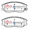 DBA Brake Pads Utcai sorozat első fékbetétek Kerámia - DB1684SS